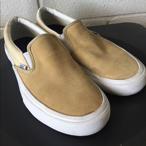 Vans Slip on PRO Yellow/Tan with Duracap SIZE 9